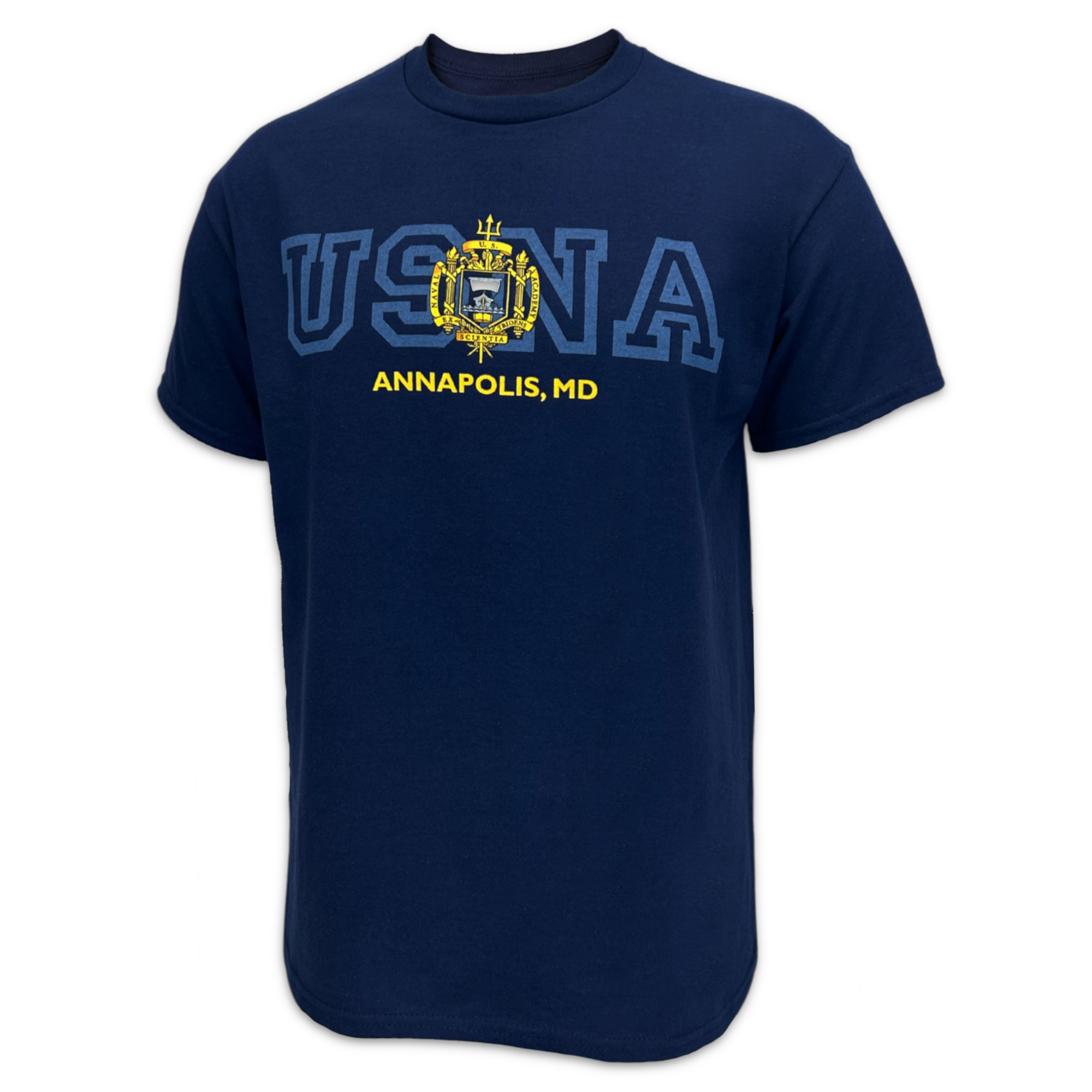 USNA Crest T-Shirt (Navy) – Navy Gear