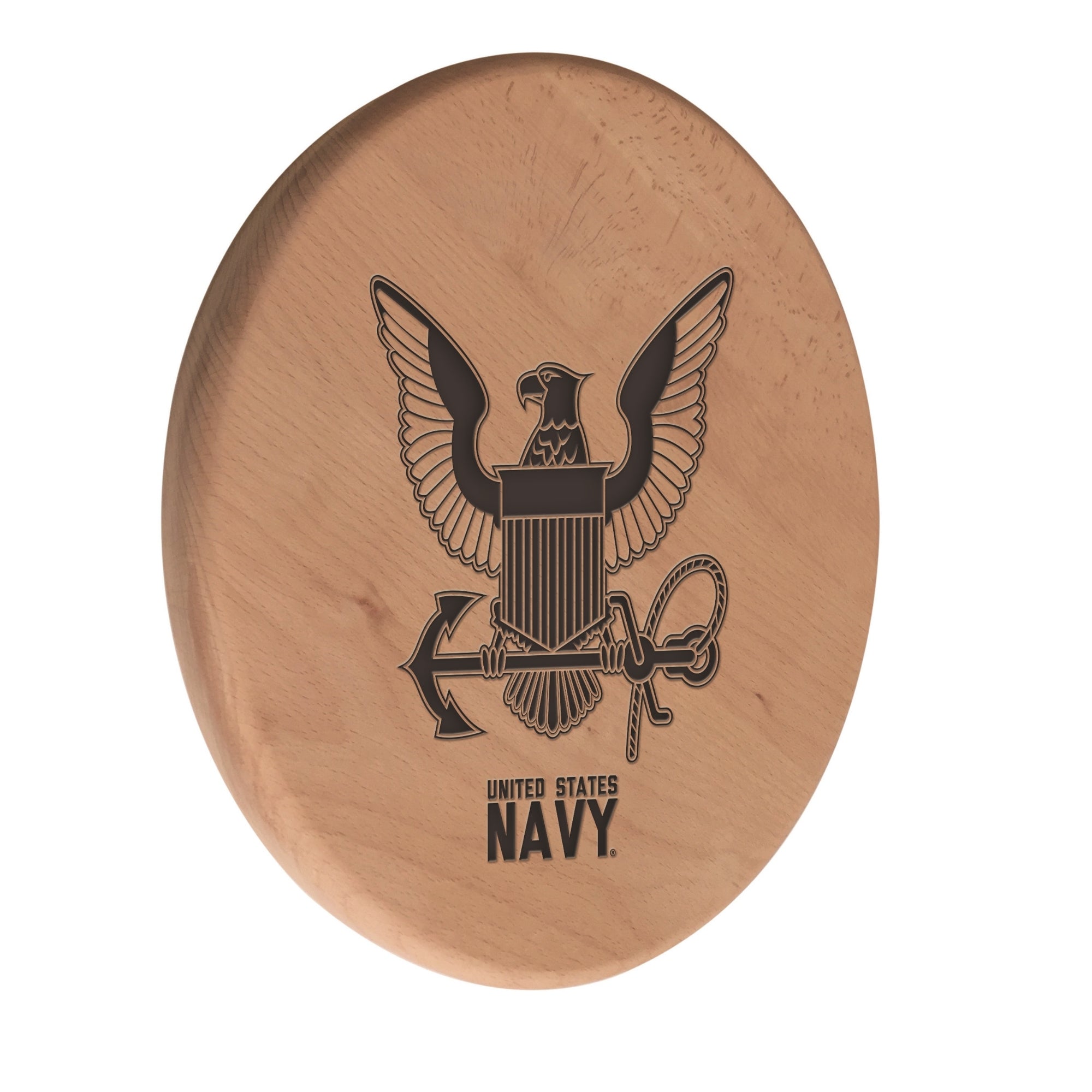 United States Navy Laser Engraved Solid Wood Sign* – Navy Gear