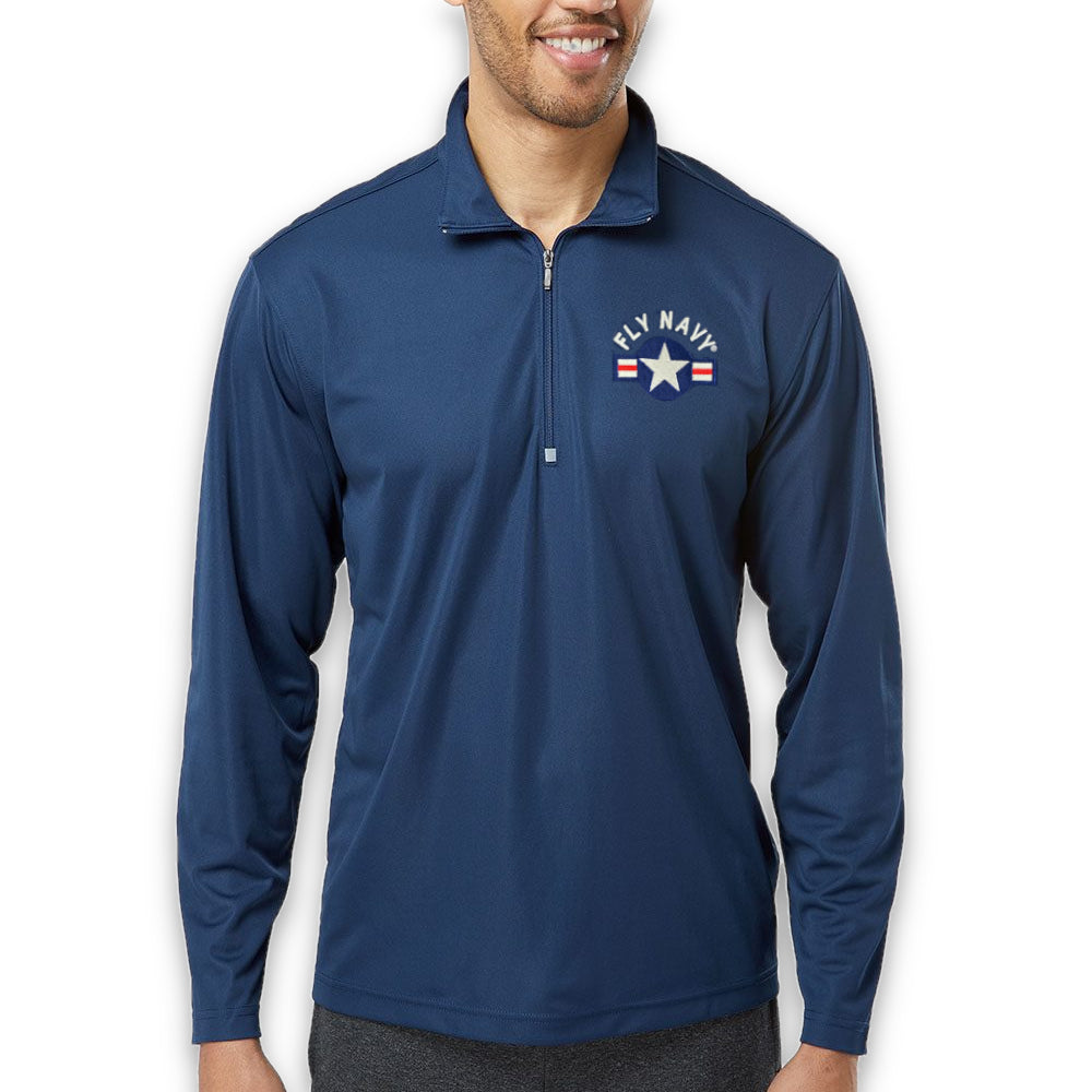 Navy Fly Navy Performance 1/4 Zip (Navy) – Navy Gear