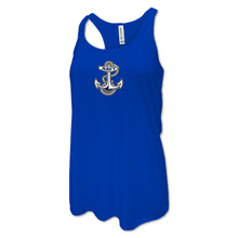 Load image into Gallery viewer, Navy Ladies Anchor Racerback