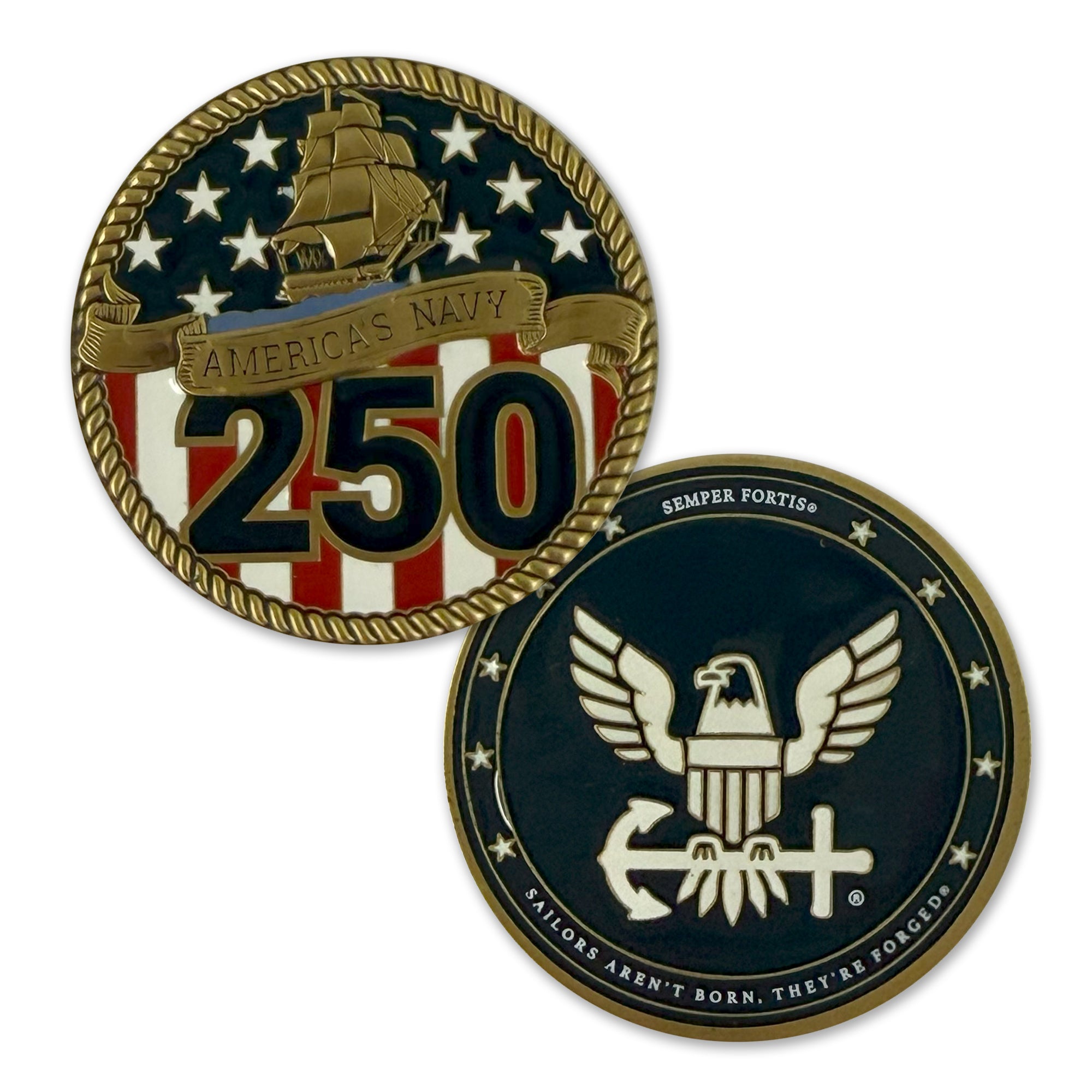 America's Navy 250th Challenge Coin – Navy Gear
