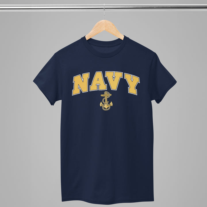 Navy Arch Anchor T-Shirt (Navy)