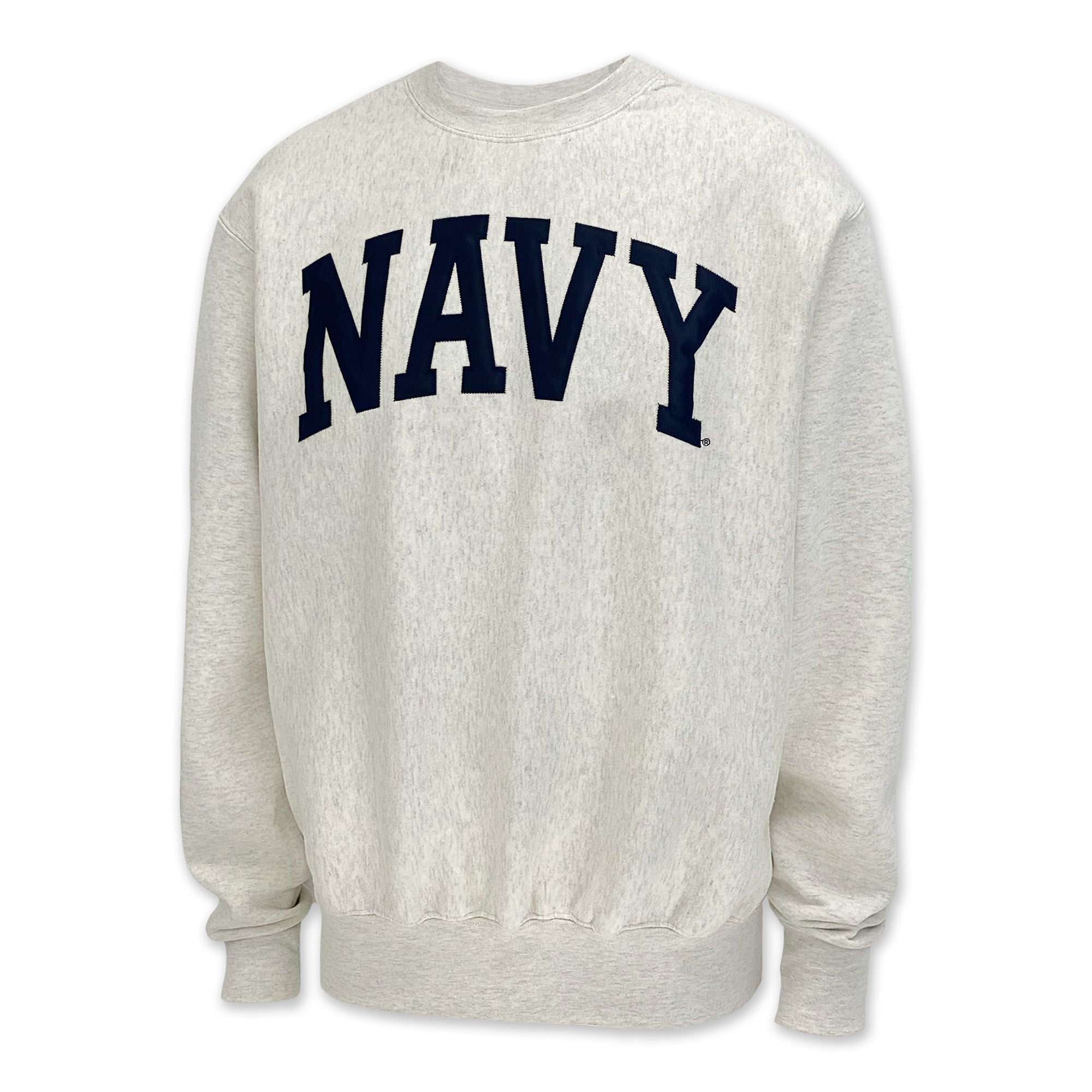 Navy Proweave Tackle Twill Crewneck (Oatmeal) – Navy Gear