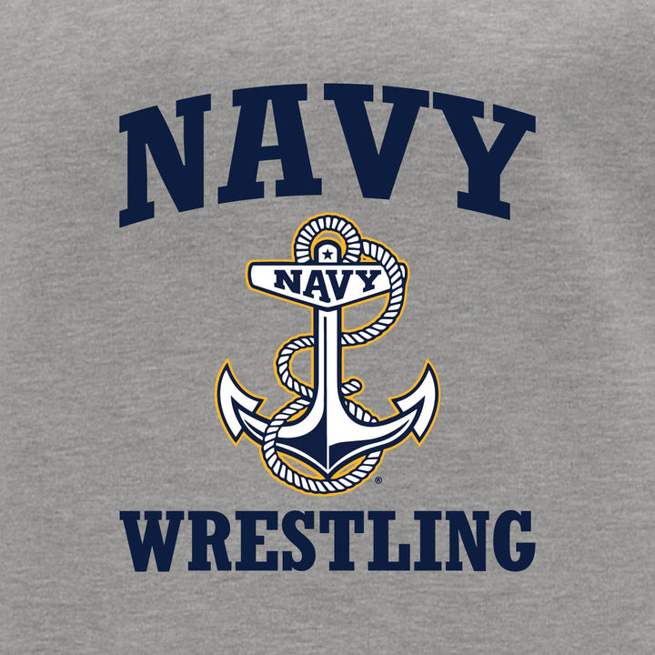 Navy Anchor Wrestling Crewneck