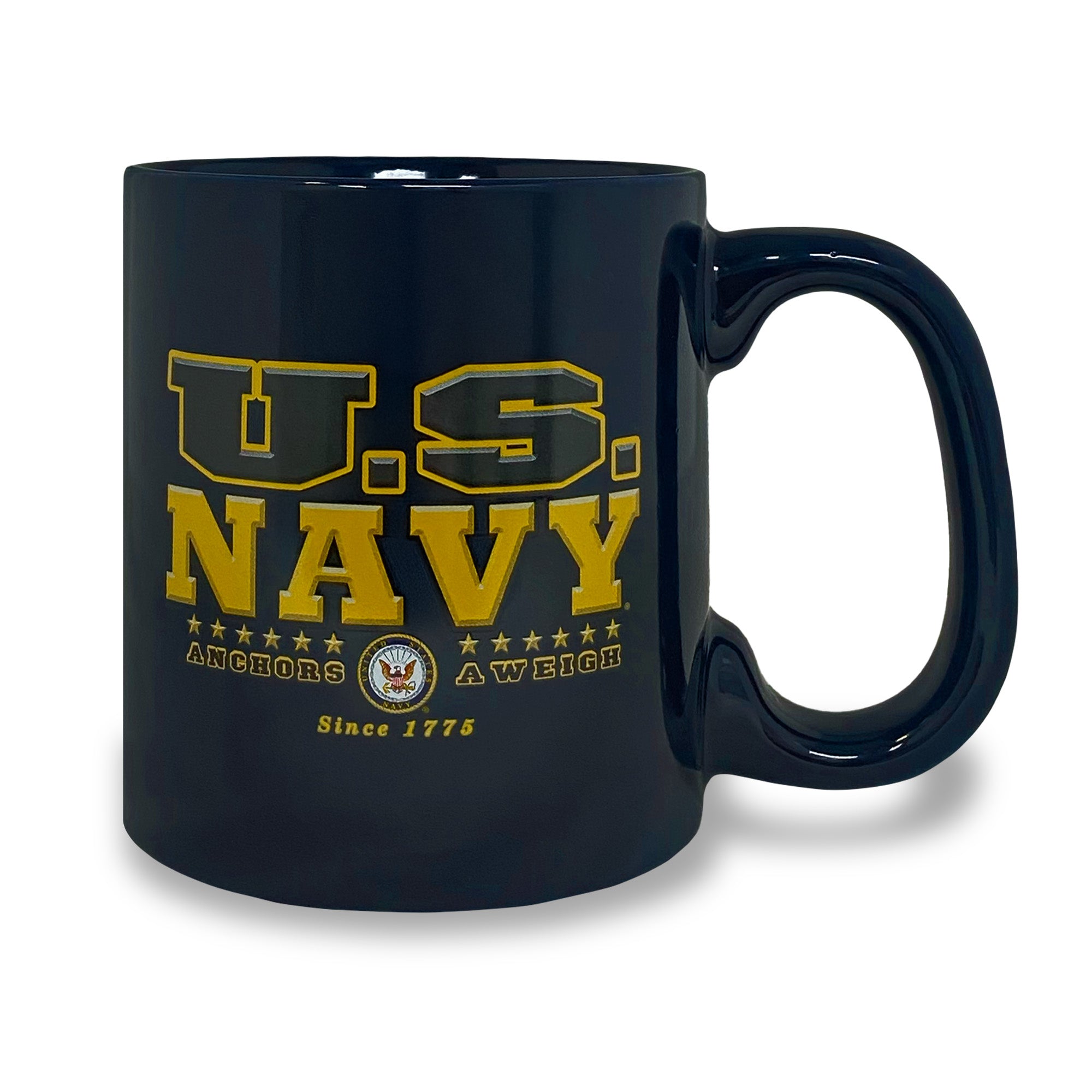 U.S. Navy Anchors Aweigh 17oz Mug (Navy) – Navy Gear
