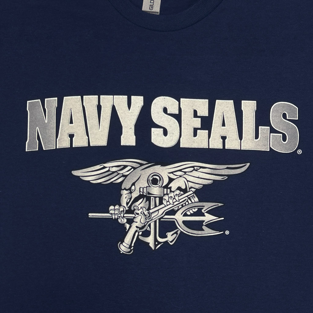 Navy Seals Silver T-Shirt (Navy)