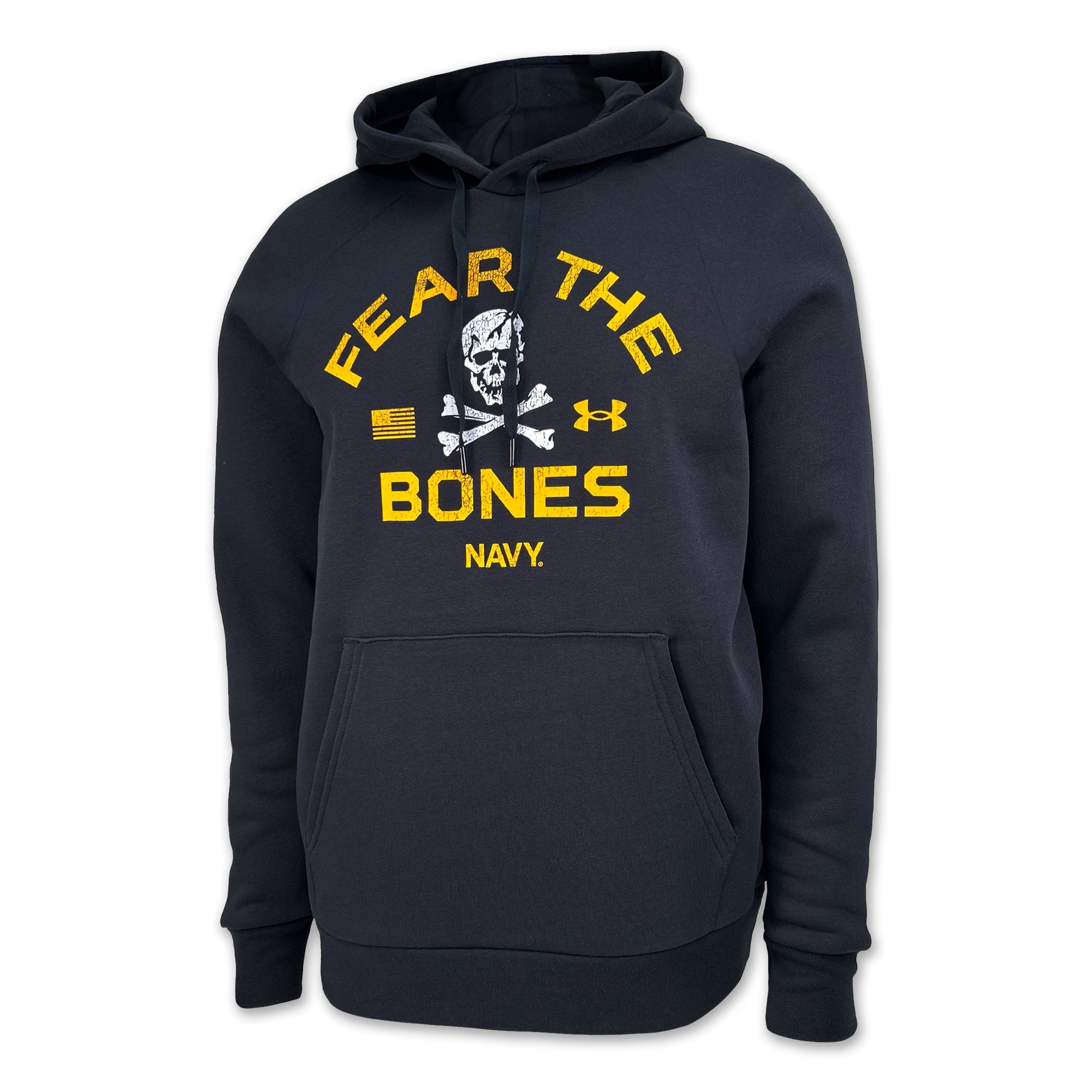 Navy Under Armour Fear The Bones Fleece Hood (Navy) – Navy Gear