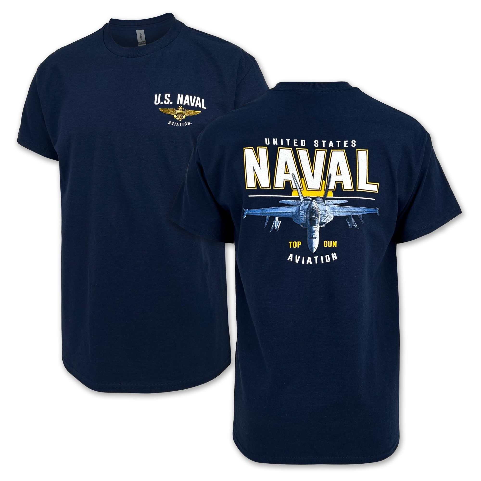T-shirt Aéronautique Navale Noir - Taille S - Neuf Sans étiquettes - Unisexe Adulte
