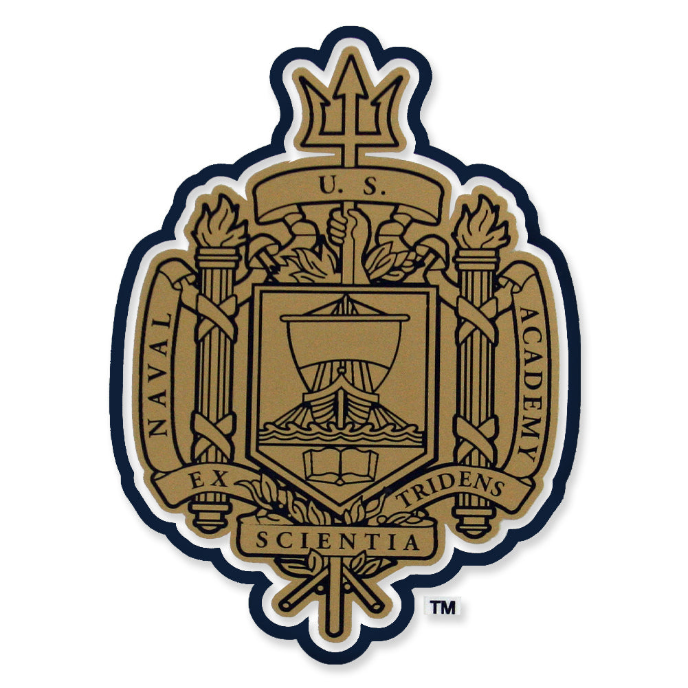 Naval Academy Crest Decal – Navy Gear