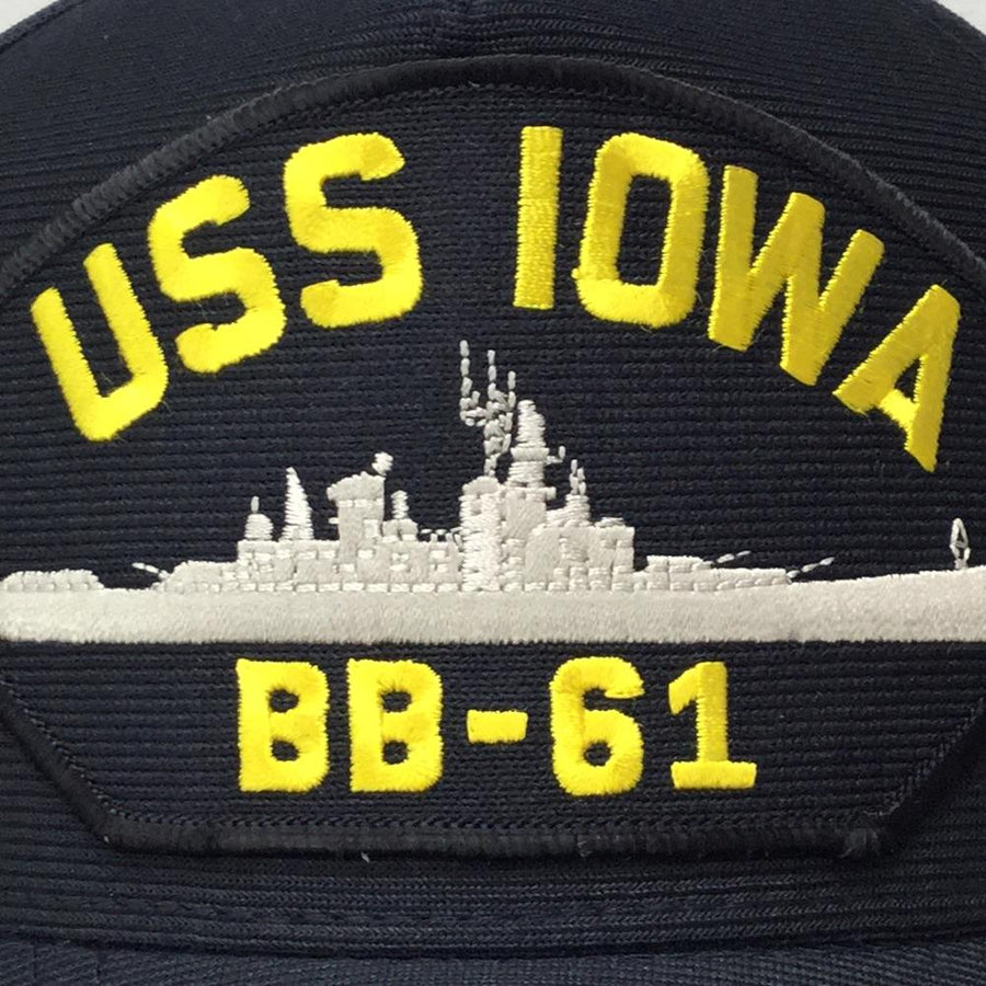 NAVY USS IOWA BB61 HAT 2