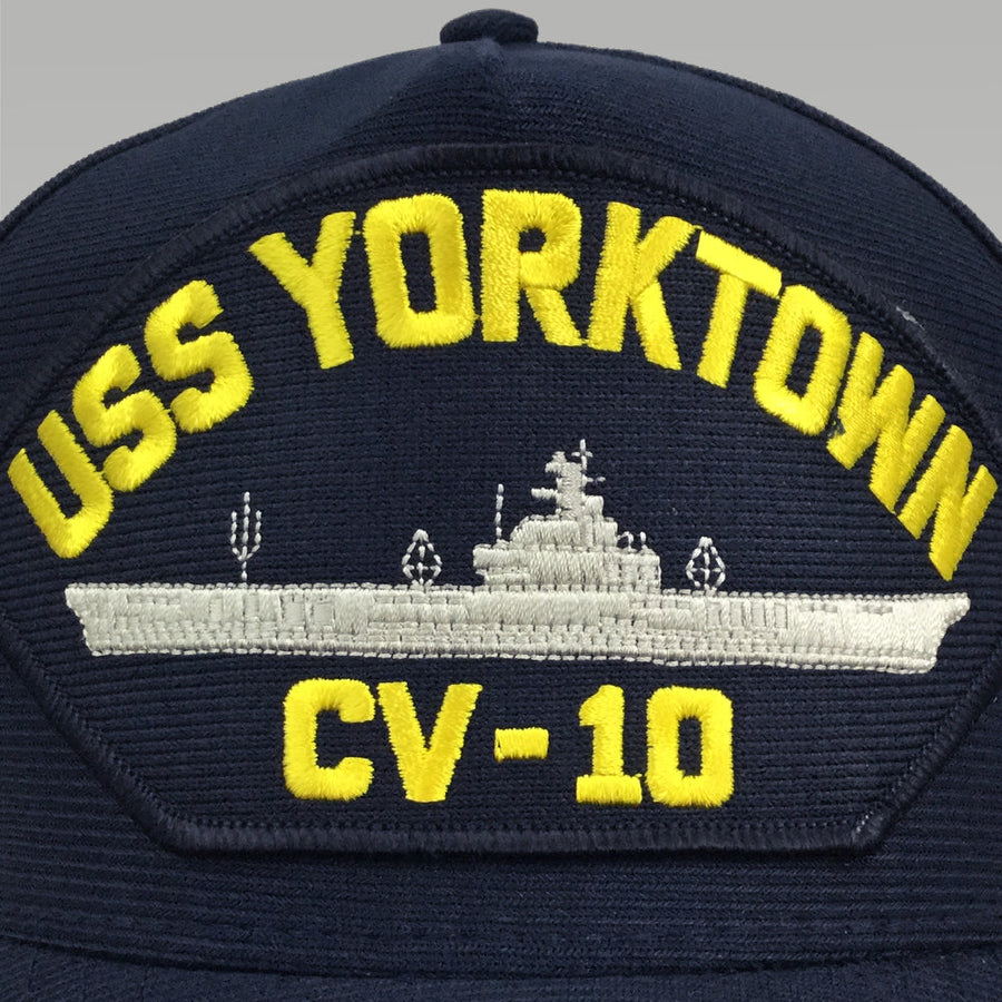 NAVY USS YORKTOWN CV-10 HAT 1