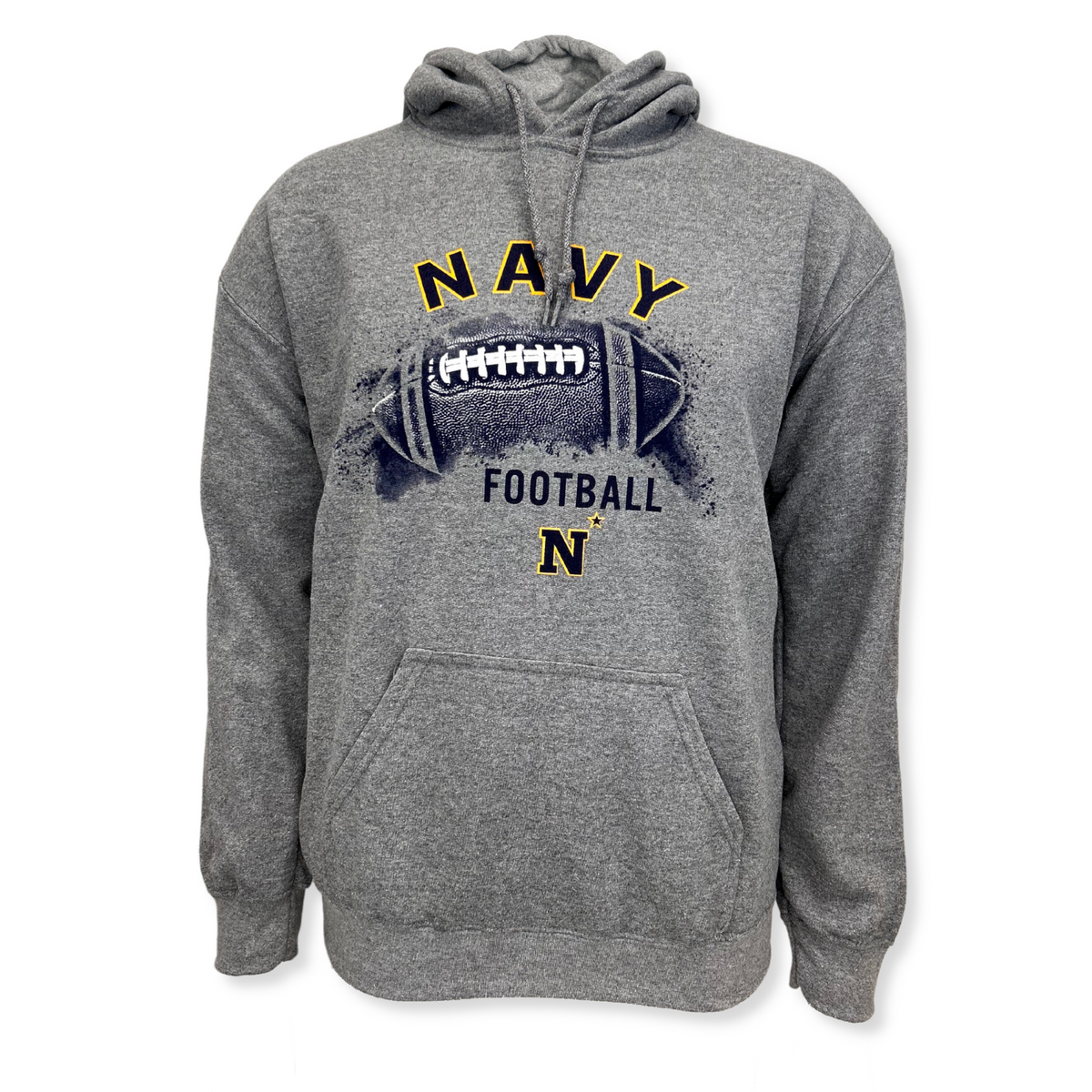 Navy Midshipmen Football Hood Graphite