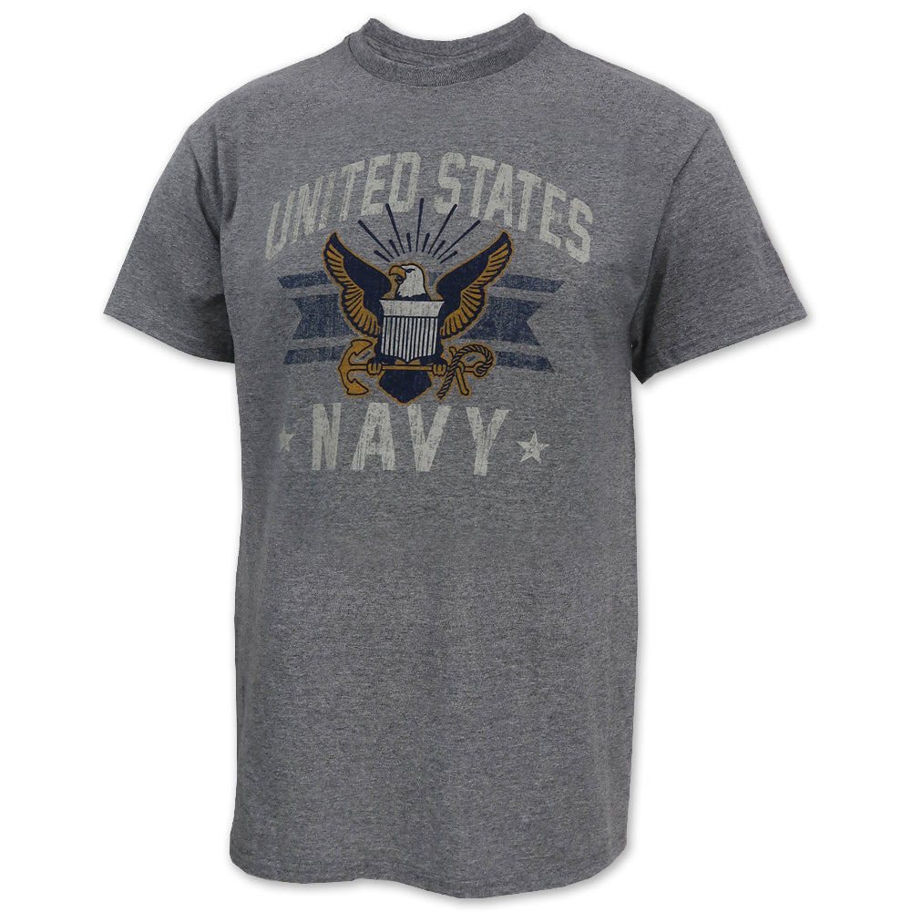 Navy Vintage Basic T-Shirt (Grey) – Navy Gear