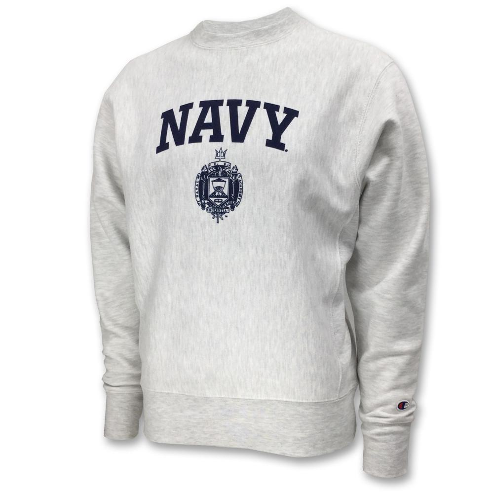 Navy Sweatshirts: USNA Issue Champion Reverse Weave Crewneck