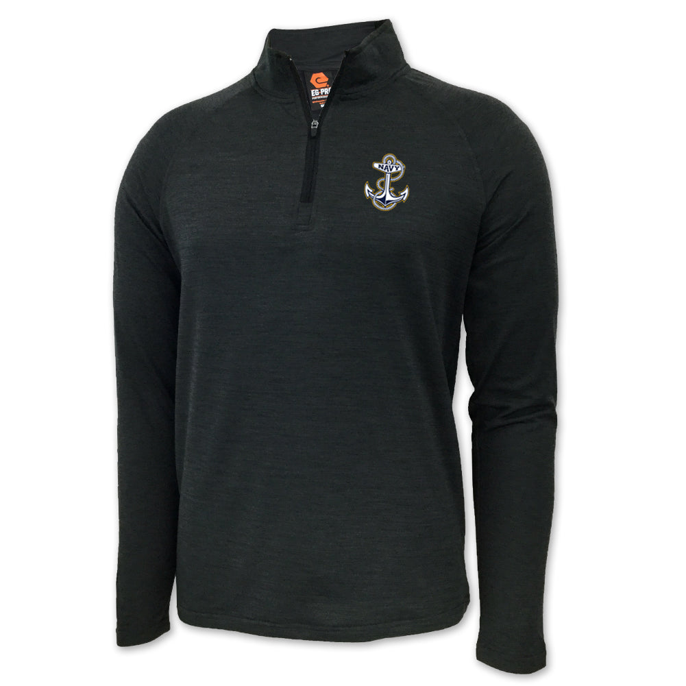 Navy Anchor Performance 1/4 Zip (Charcoal)