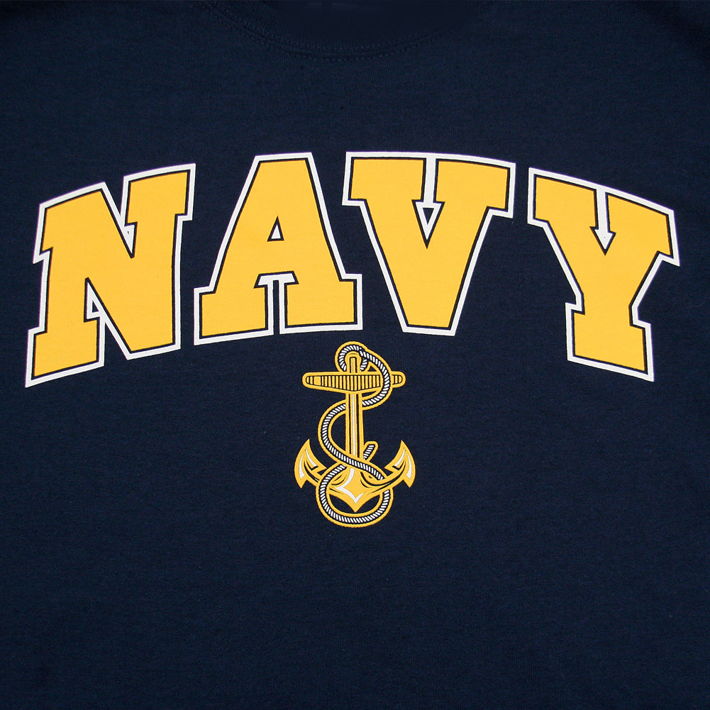 Navy Arch Anchor T-Shirt (Navy)