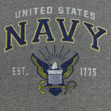 Load image into Gallery viewer, Navy Eagle Est. 1775 T-Shirt (Grey)