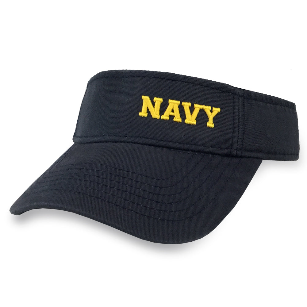 Navy Relaxed Twill Visor (Navy)