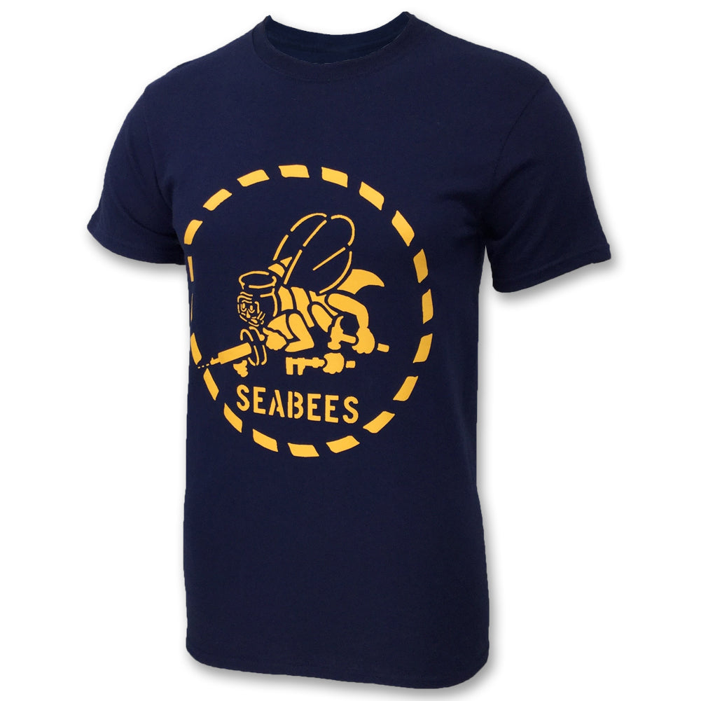 U.S. Navy T-Shirts: Navy Seabees Graphic T-Shirt | Men's T-Shirts