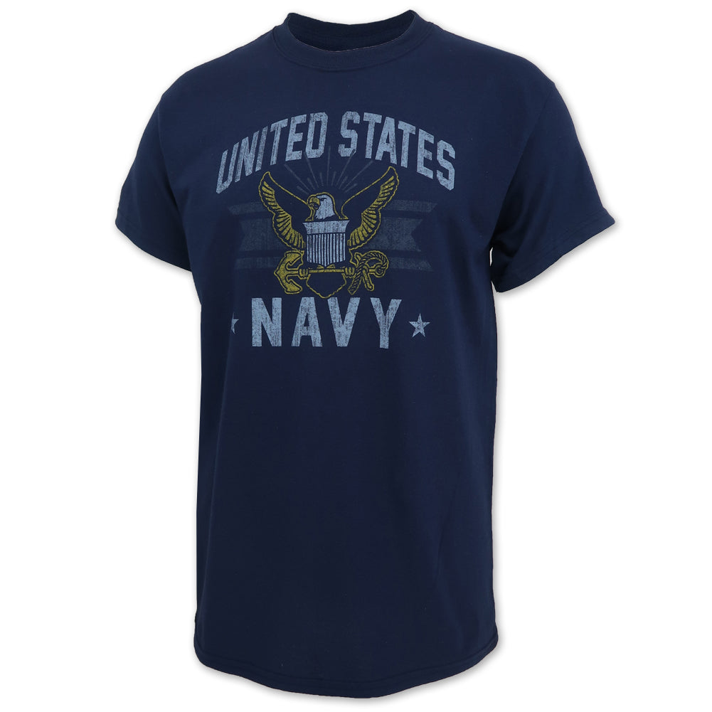 navy gear Navy Vintage Basic T-Shirt (Navy) SM