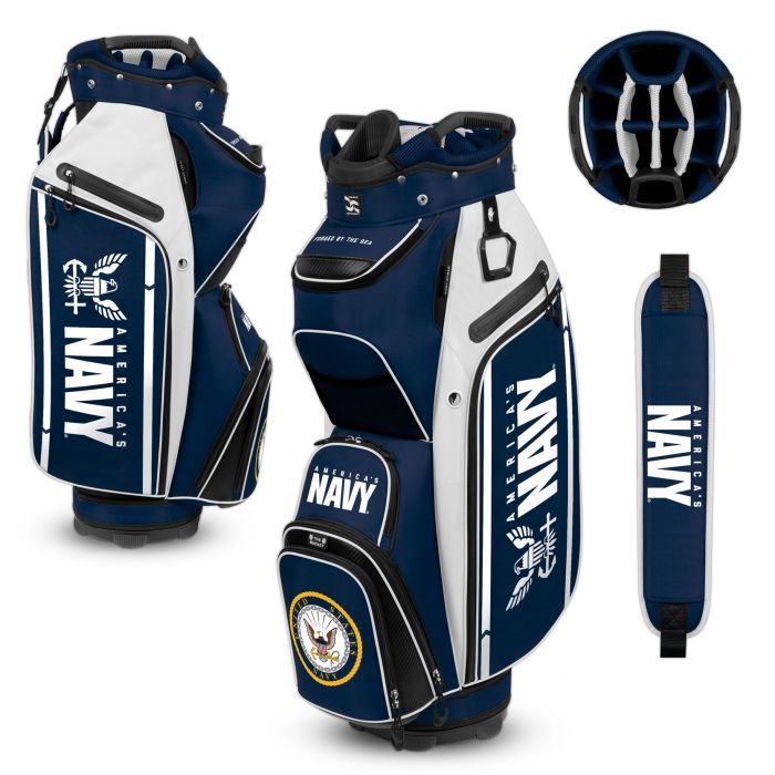 U.S. Navy Bucket III Cooler Cart Bag (Navy/White)* – Navy Gear