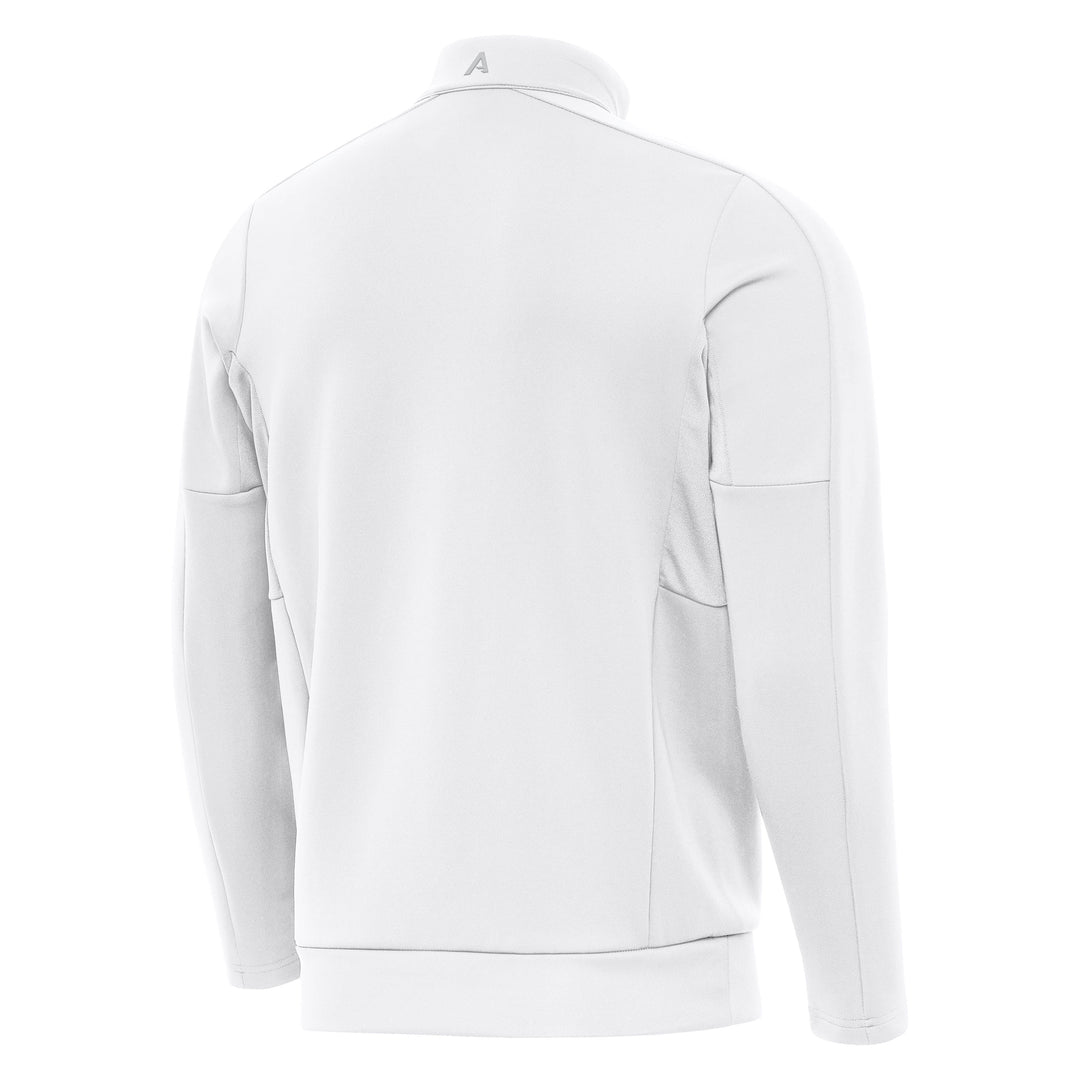American Flag Men's Generation 1/4 Zip Pullover (White/Silver)*