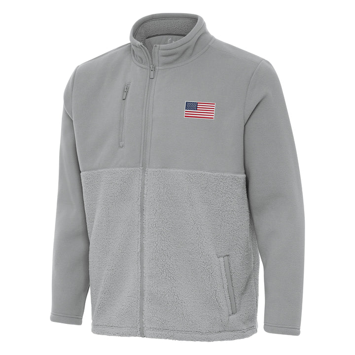 American Flag Men's Daily Fused Jacket (Skyscraper)*