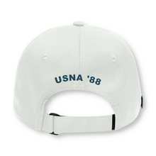 Load image into Gallery viewer, USNA Class of 88 Performance Hat (White)
