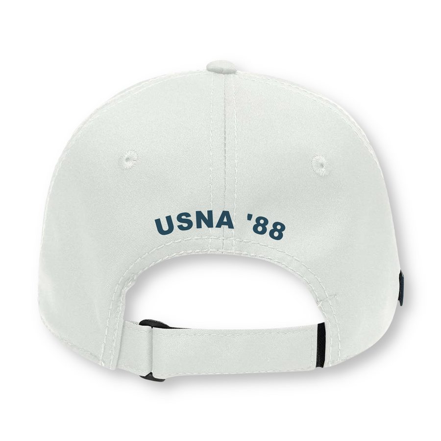 USNA Class of 88 Performance Hat (White)