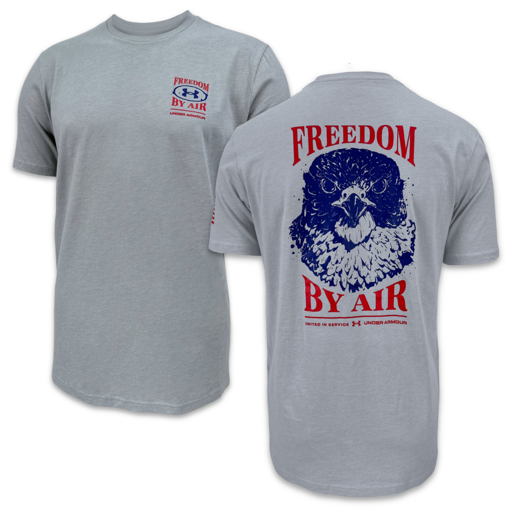 Under Armour Freedom By Air (Steel/Red) T-Shirt