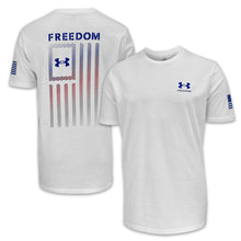 Load image into Gallery viewer, Under Armour Freedom Flag Gradient T-Shirt (White)