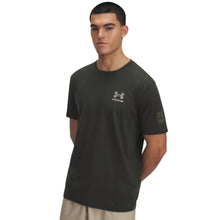 Load image into Gallery viewer, Under Armour Freedom Eagle Flag T-Shirt (OD Green)