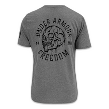 Load image into Gallery viewer, Under Armour Freedom Skull T-Shirt (Grey)