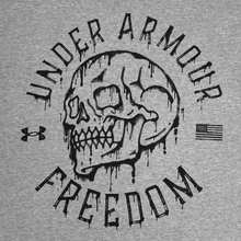 Load image into Gallery viewer, Under Armour Freedom Skull T-Shirt (Grey)