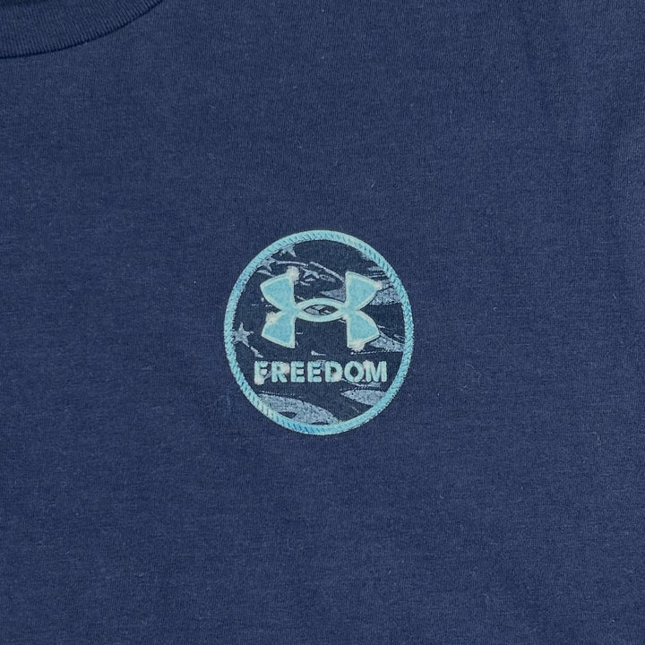 Navy Under Armour Freedom By Sea Skull T-Shirt (Navy)