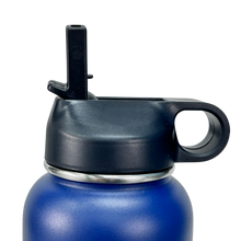 Load image into Gallery viewer, Navy Anchor Stainless Steel Laser Etched 32oz Water Bottle (Navy)