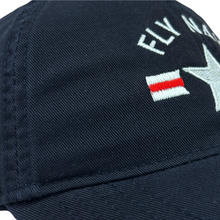 Load image into Gallery viewer, Navy Fly Navy Relaxed Twill Low Profile Hat (Navy)