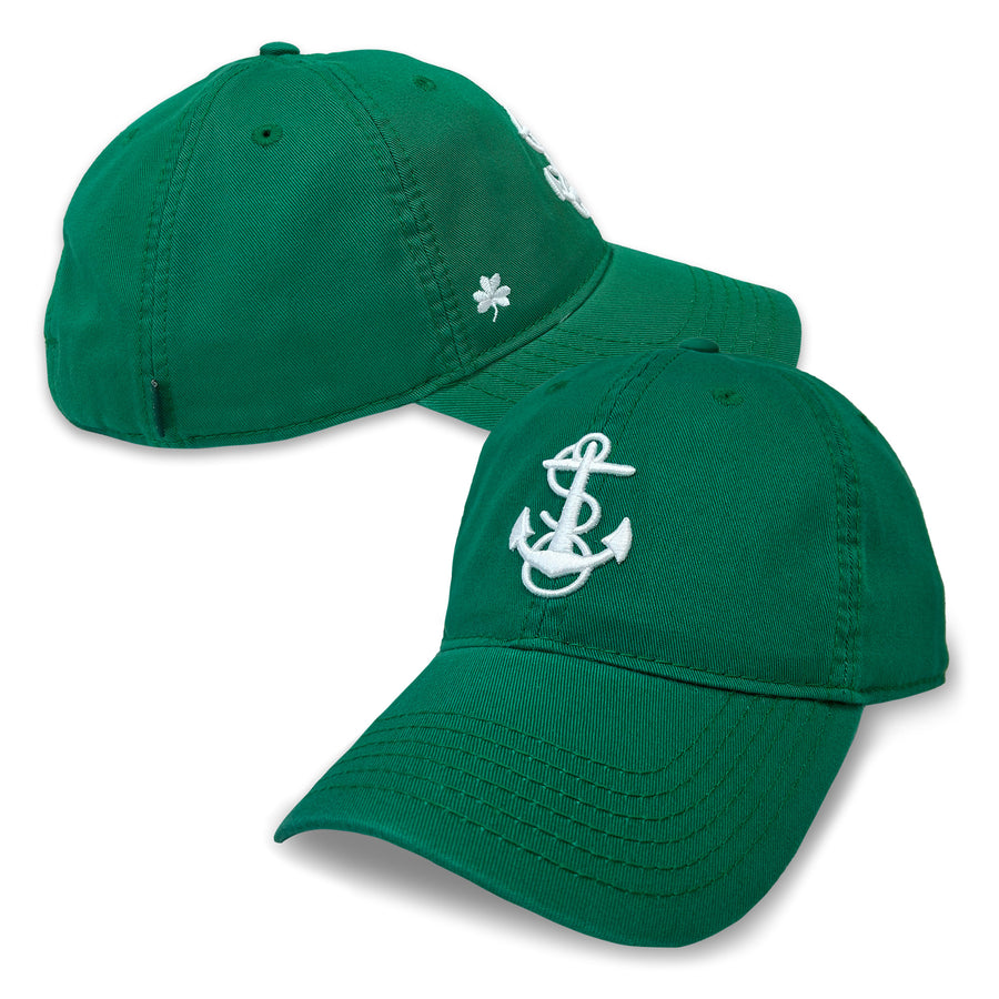 Navy Anchor Shamrock Hat