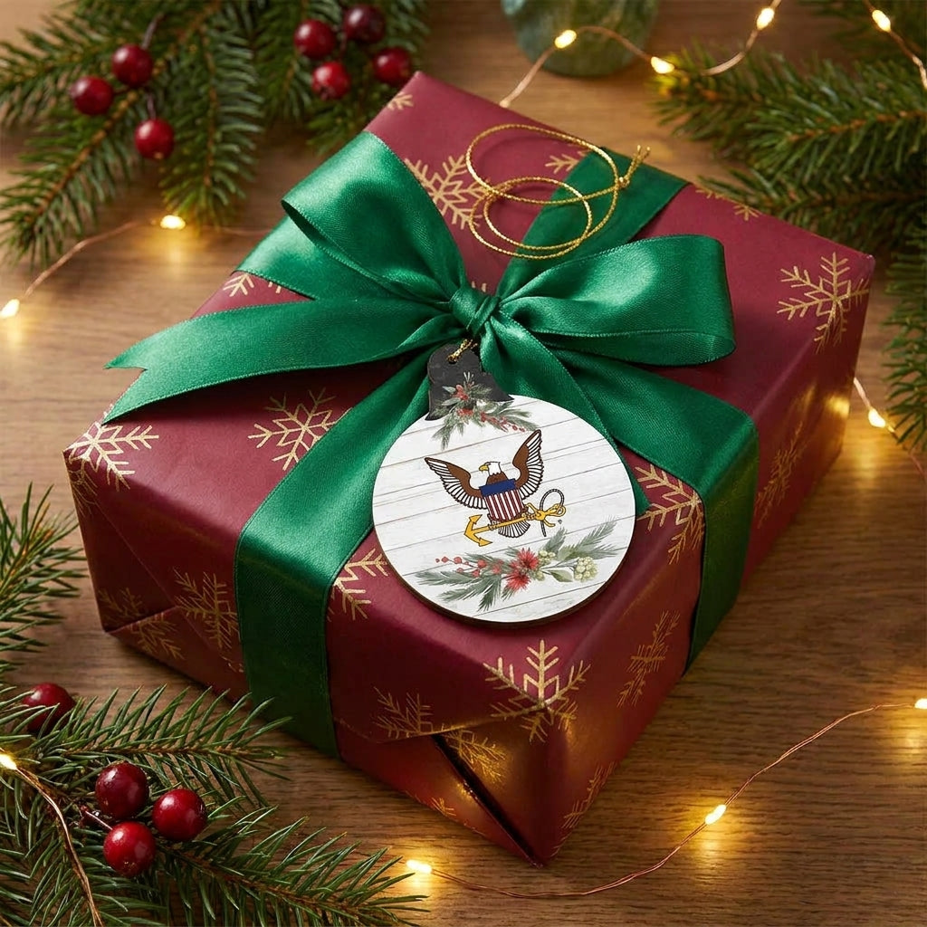 Navy Christmas Ornament - Eagle*