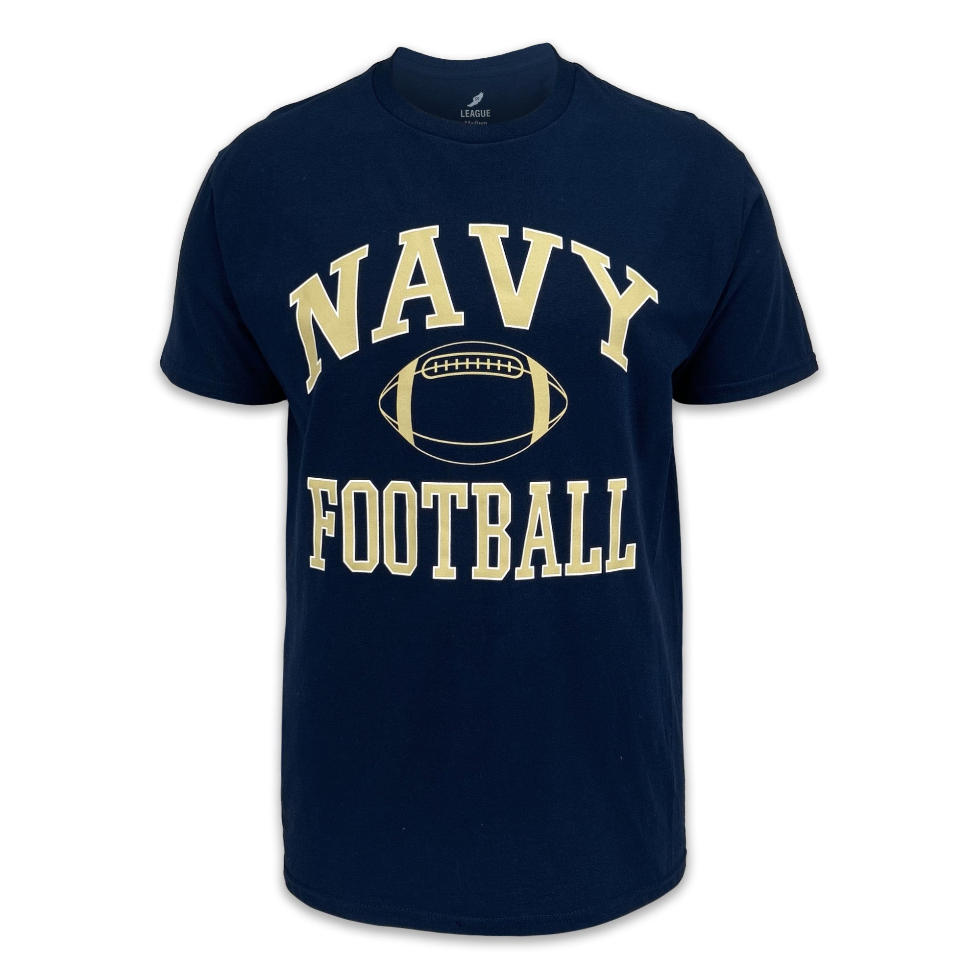 USNA フットボールTシャツ '70~'80 XL USNA Football T-Shirt (Navy) – Navy Gear