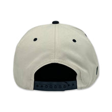 Load image into Gallery viewer, Navy Heritage Twill Adjustable Hat (Stone/Navy)