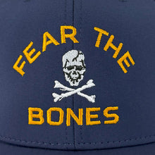 Load image into Gallery viewer, Navy Fear The Bones Skull Hat (Navy)