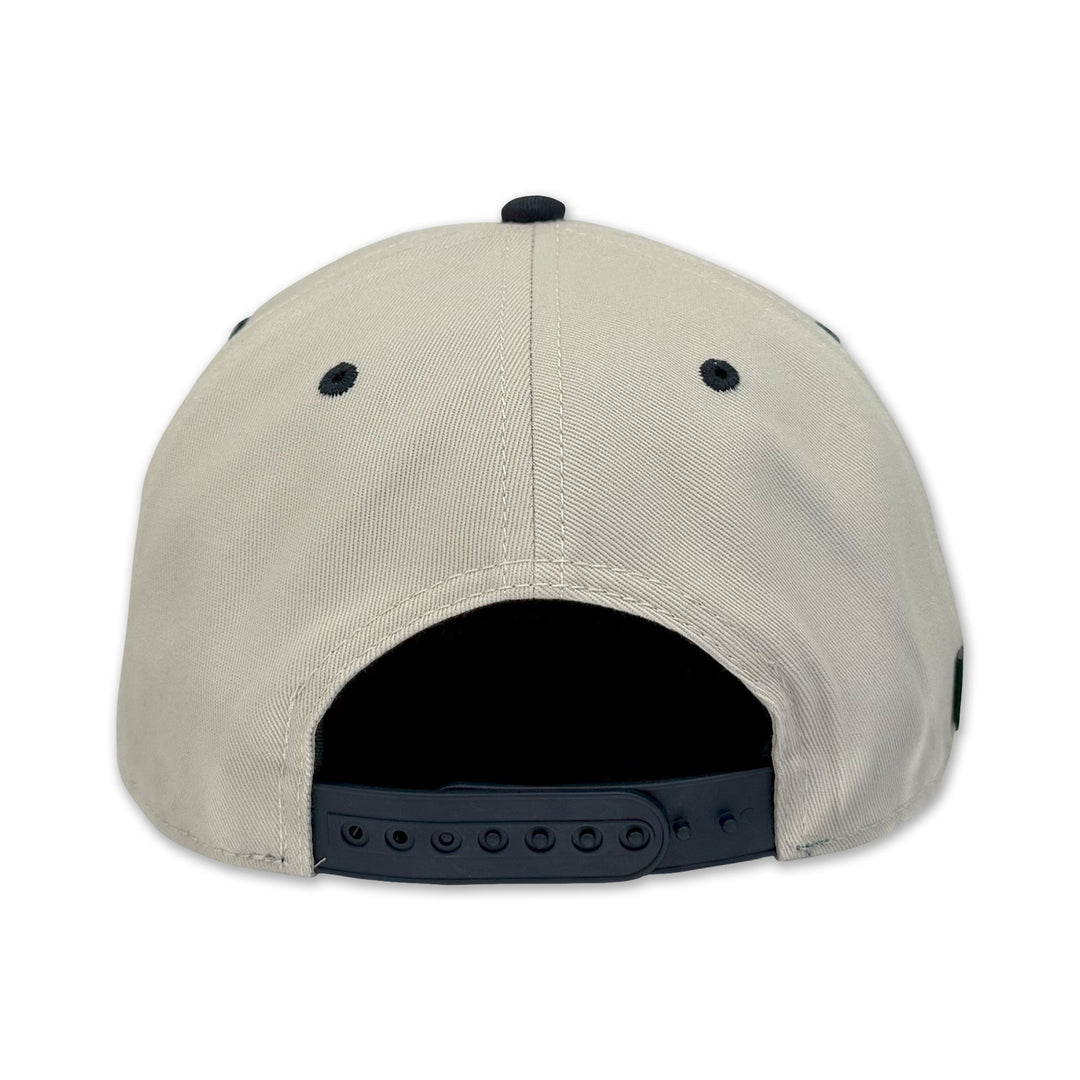 Navy Fly Navy Heritage Twill Adjustable Hat (Stone/Navy)