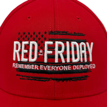 Load image into Gallery viewer, Red Friday Remember Everyone Deployed Hat (Scarlet)