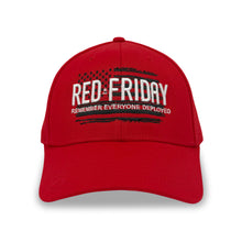 Load image into Gallery viewer, Red Friday Remember Everyone Deployed Hat (Scarlet)