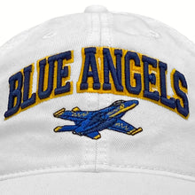 Load image into Gallery viewer, Blue Angels Low Profile Hat (White)