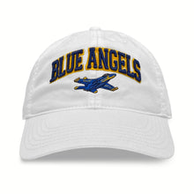 Load image into Gallery viewer, Blue Angels Low Profile Hat (White)