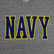 Load image into Gallery viewer, Navy Ladies Intramural Classic T-Shirt (Grey)
