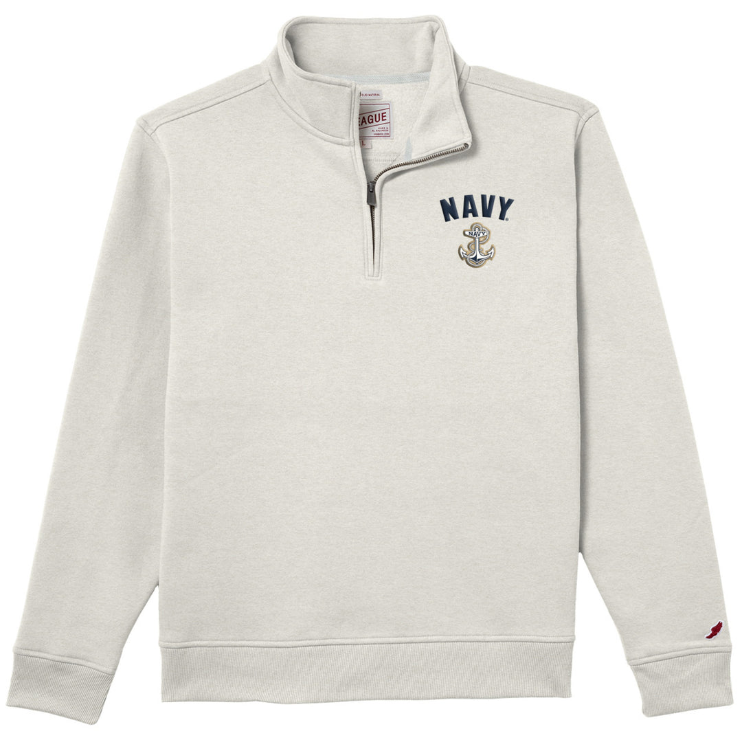 Navy 1991 1/4 Zip (Oatmeal)*