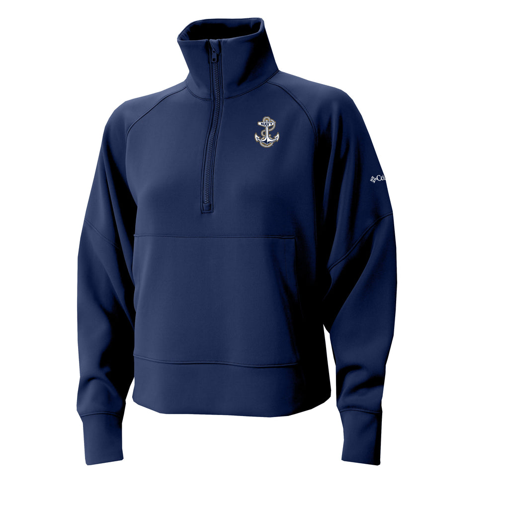 Navy Anchor Columbia Women's Wickhams Hills Pullover (Navy)*